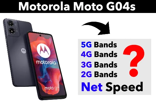 Motorola Moto G04s 5G Bands