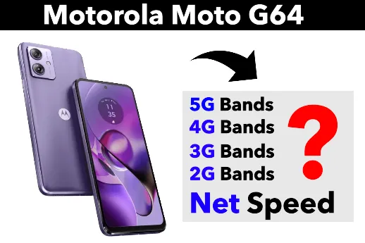 Motorola Moto G64 Network Specification