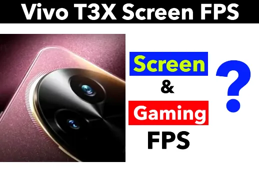Vivo T3X Display FPS