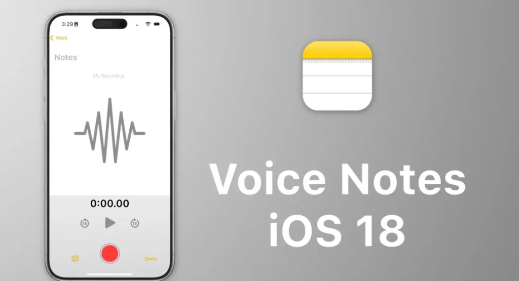 iOS18 Voice Memo Function